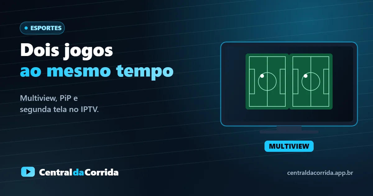 Como assistir dois jogos ao mesmo tempo no IPTV sem perder nenhum lance