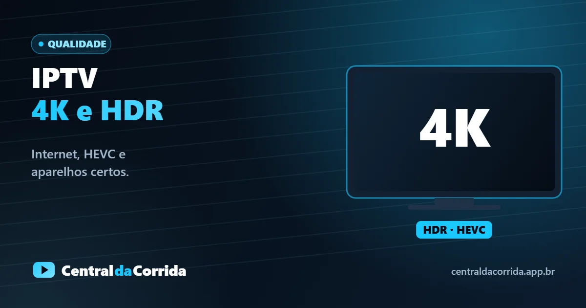 IPTV 4K e HDR: o que você precisa para o jogo chegar em ultra definição